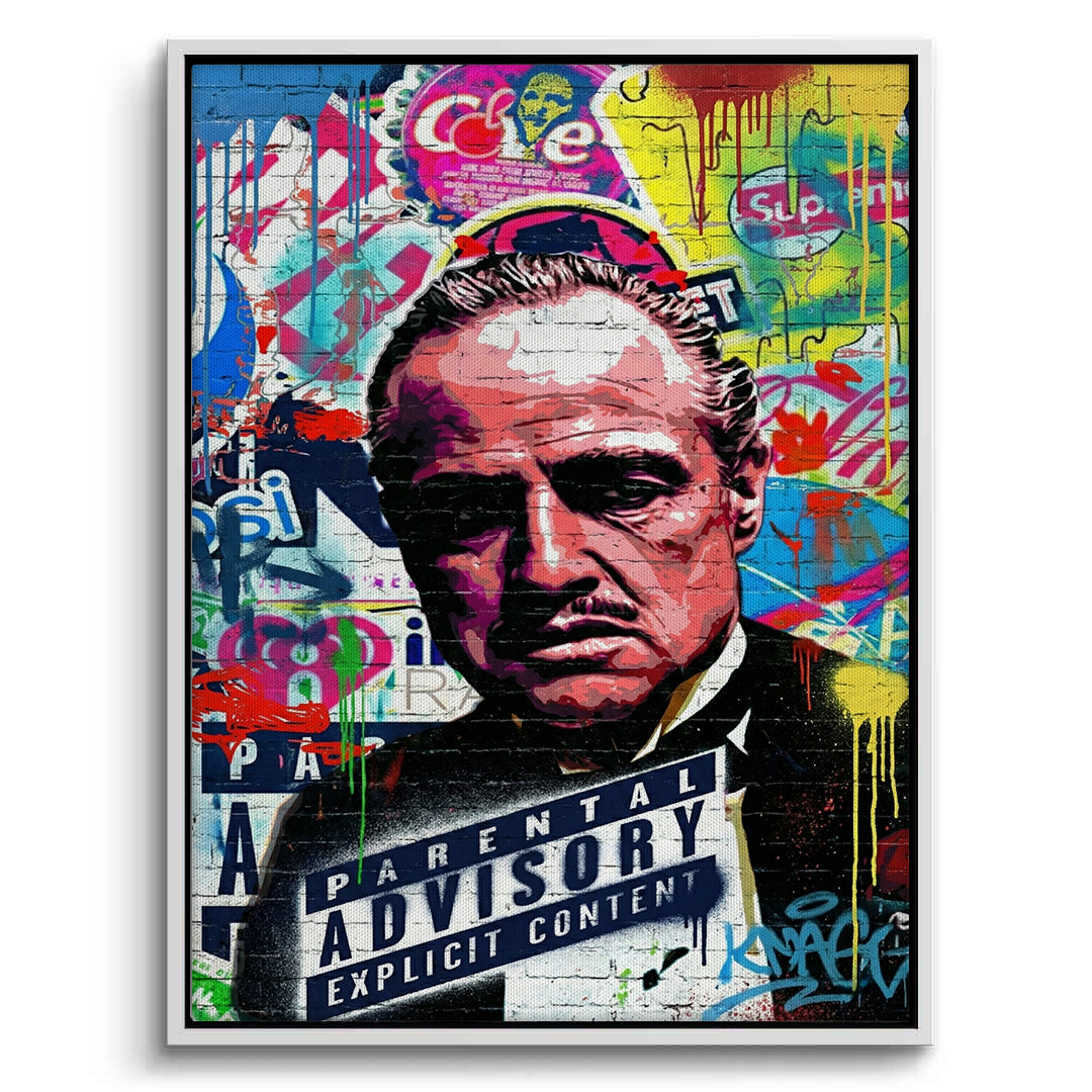 2Godfather Movie Poster - Canvas