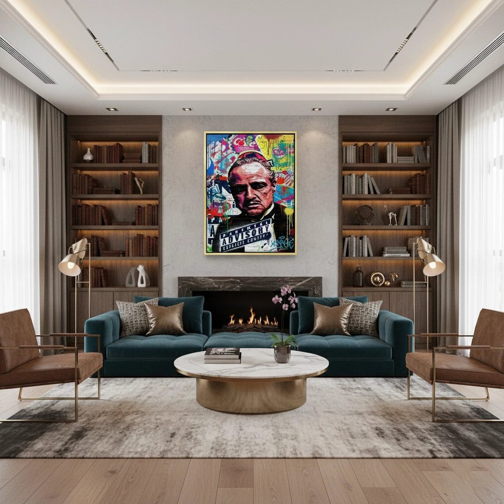 2Godfather Movie Poster - Canvas
