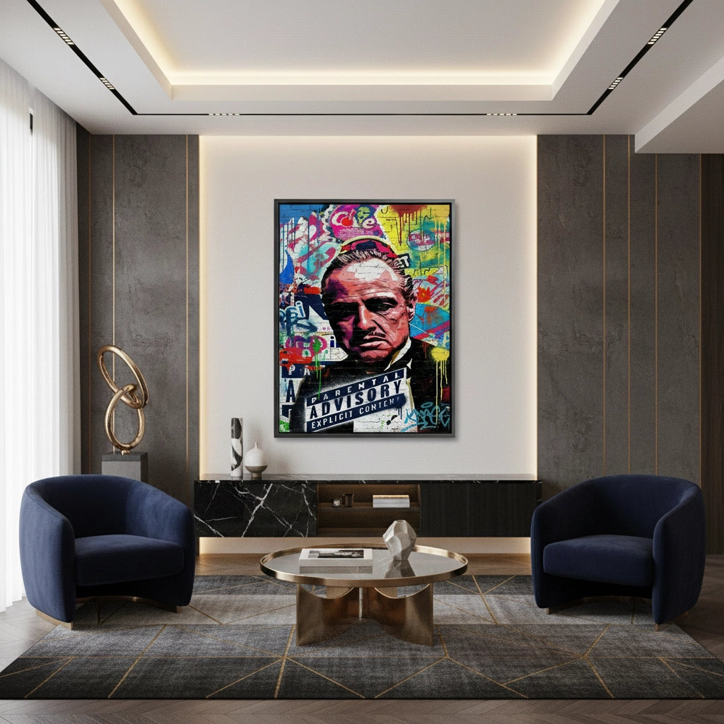 2Godfather Movie Poster - Canvas