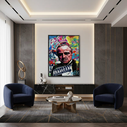 Godfather Movie Poster - Canvas