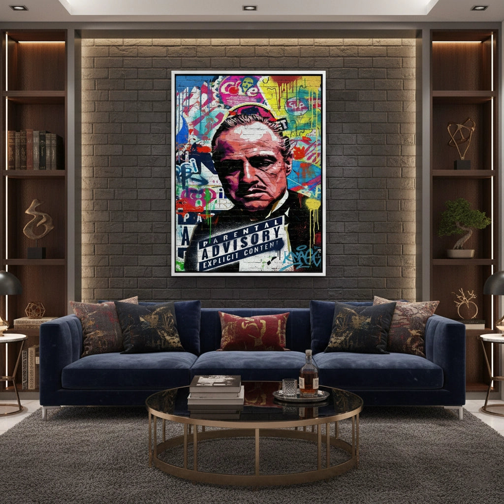 2Godfather Movie Poster - Canvas