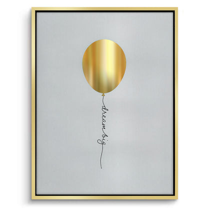 Gold Balloon - Canvas