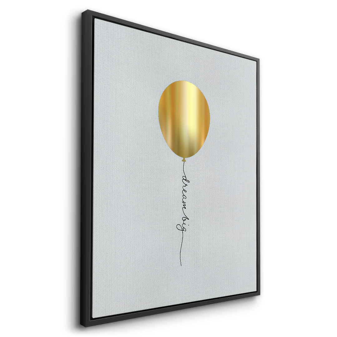 2Gold Balloon - Canvas