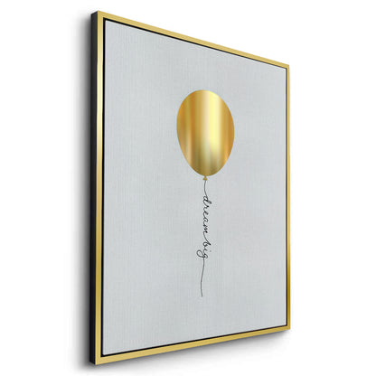 Gold Balloon - Canvas