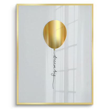 Gold Balloon - Fine Art