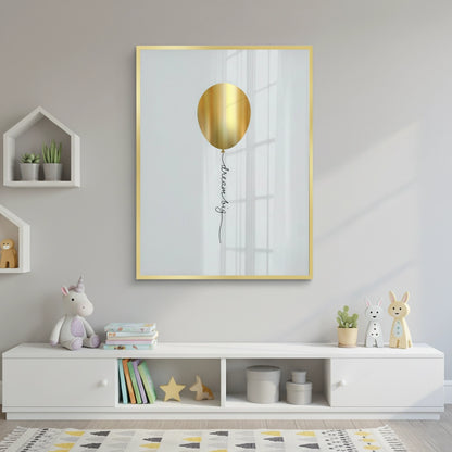 Gold Balloon - Fine Art