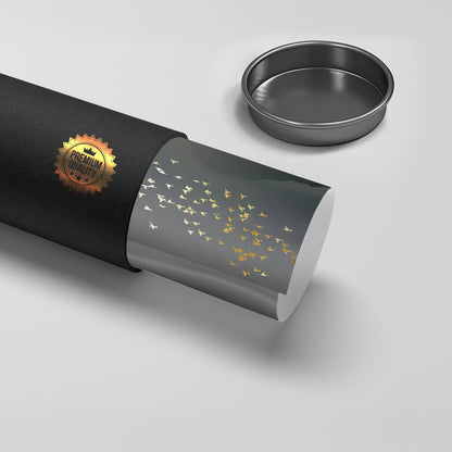 Gold Birds and Tree Ring Set of 2 - Poster