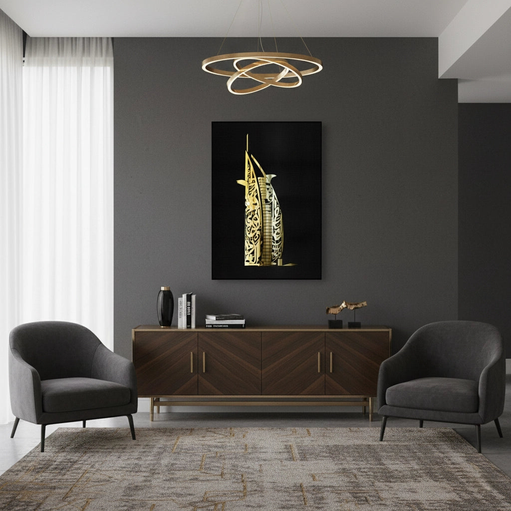 Gold Burj Al Arab - Canvas