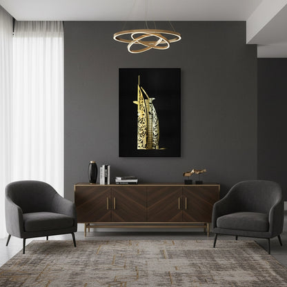 Gold Burj Al Arab - Canvas