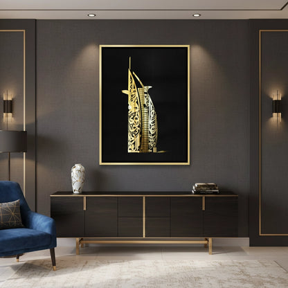 Gold Burj Al Arab - Canvas