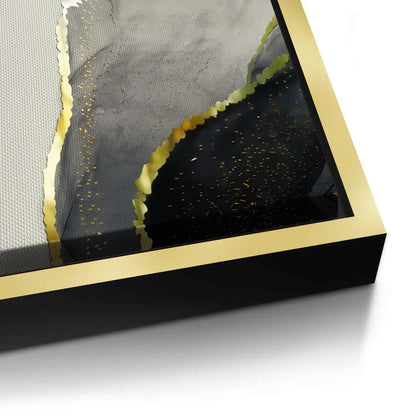 Golden Geode Set of 3 - Canvas