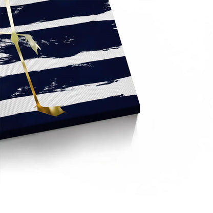 Gold Flamingo,Navy Blue - Canvas