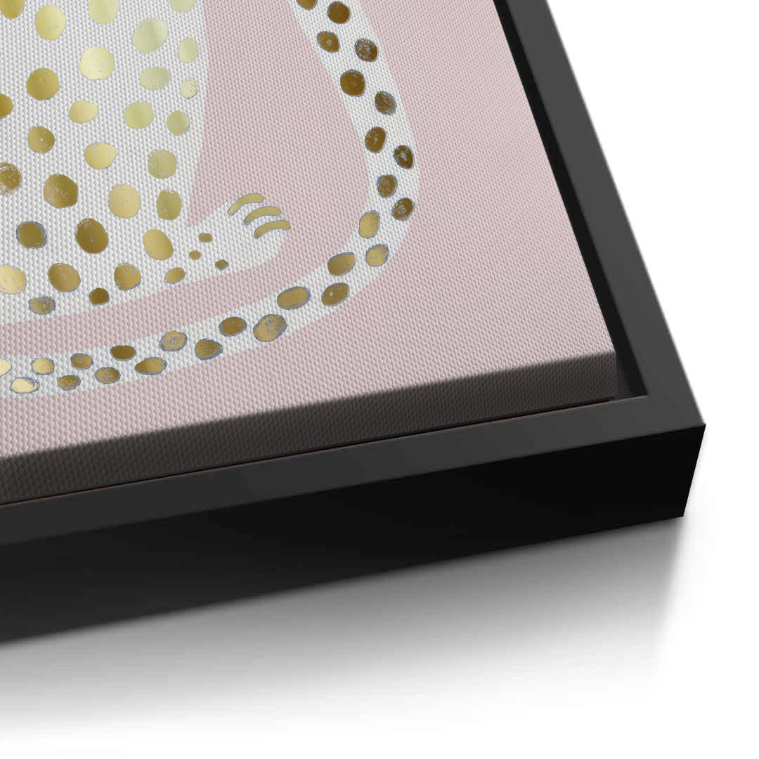 2Gold Foil Dalmatian Puppy - Canvas