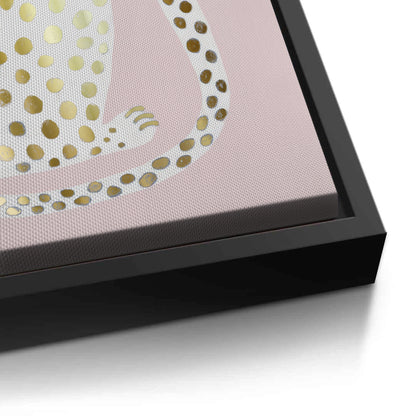 Gold Foil Dalmatian Puppy - Canvas