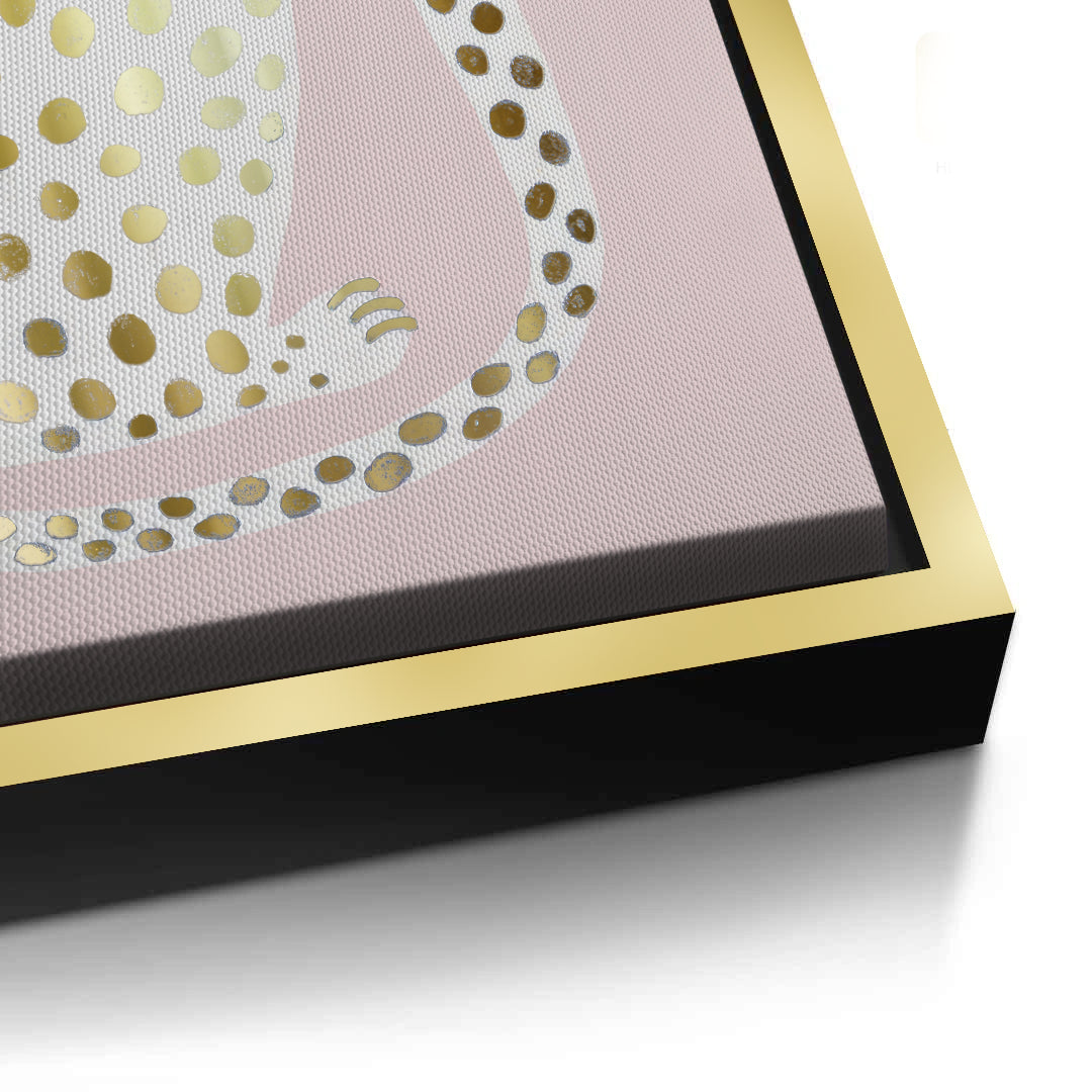 2Gold Foil Dalmatian Puppy - Canvas