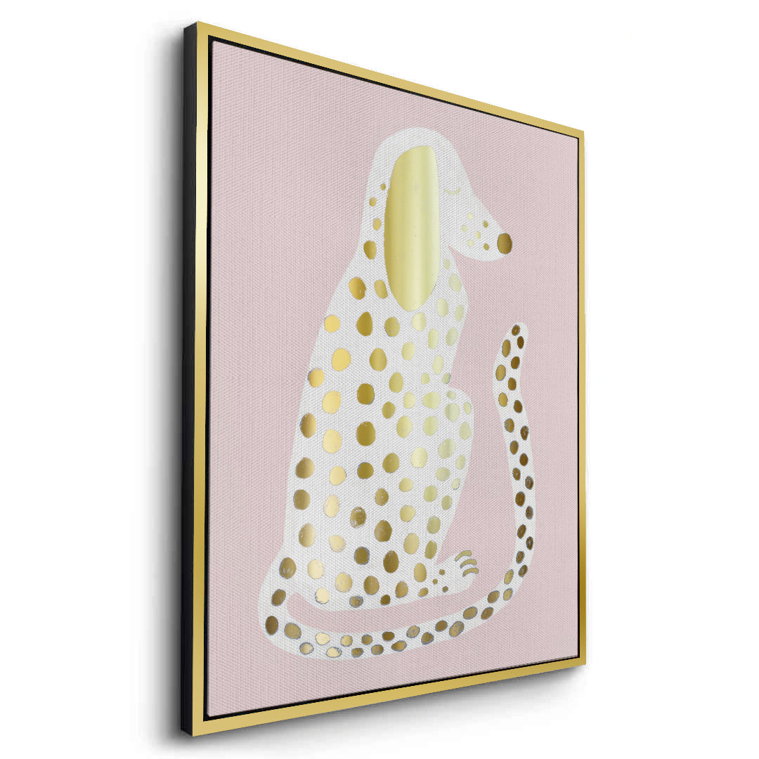 2Gold Foil Dalmatian Puppy - Canvas