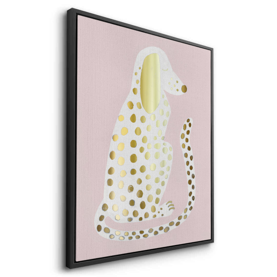 2Gold Foil Dalmatian Puppy - Canvas