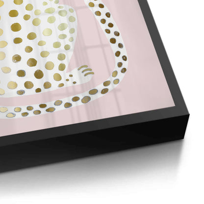 Gold Foil Dalmatian Puppy - Fine Art