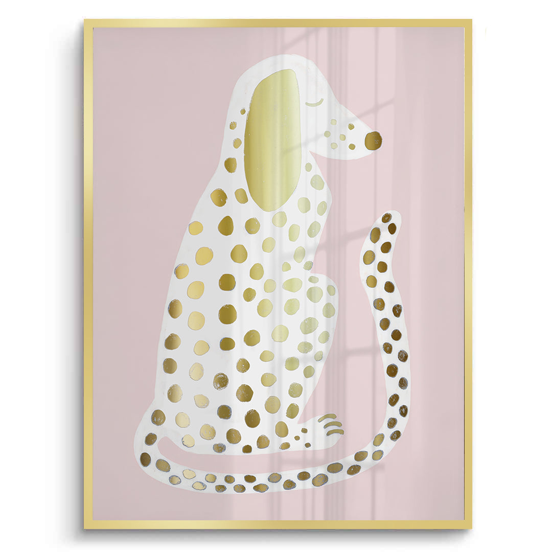 2Gold Foil Dalmatian Puppy - Fine Art