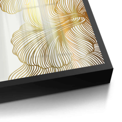Gold Ginkgo Leaf Set of 2 - Fine Art