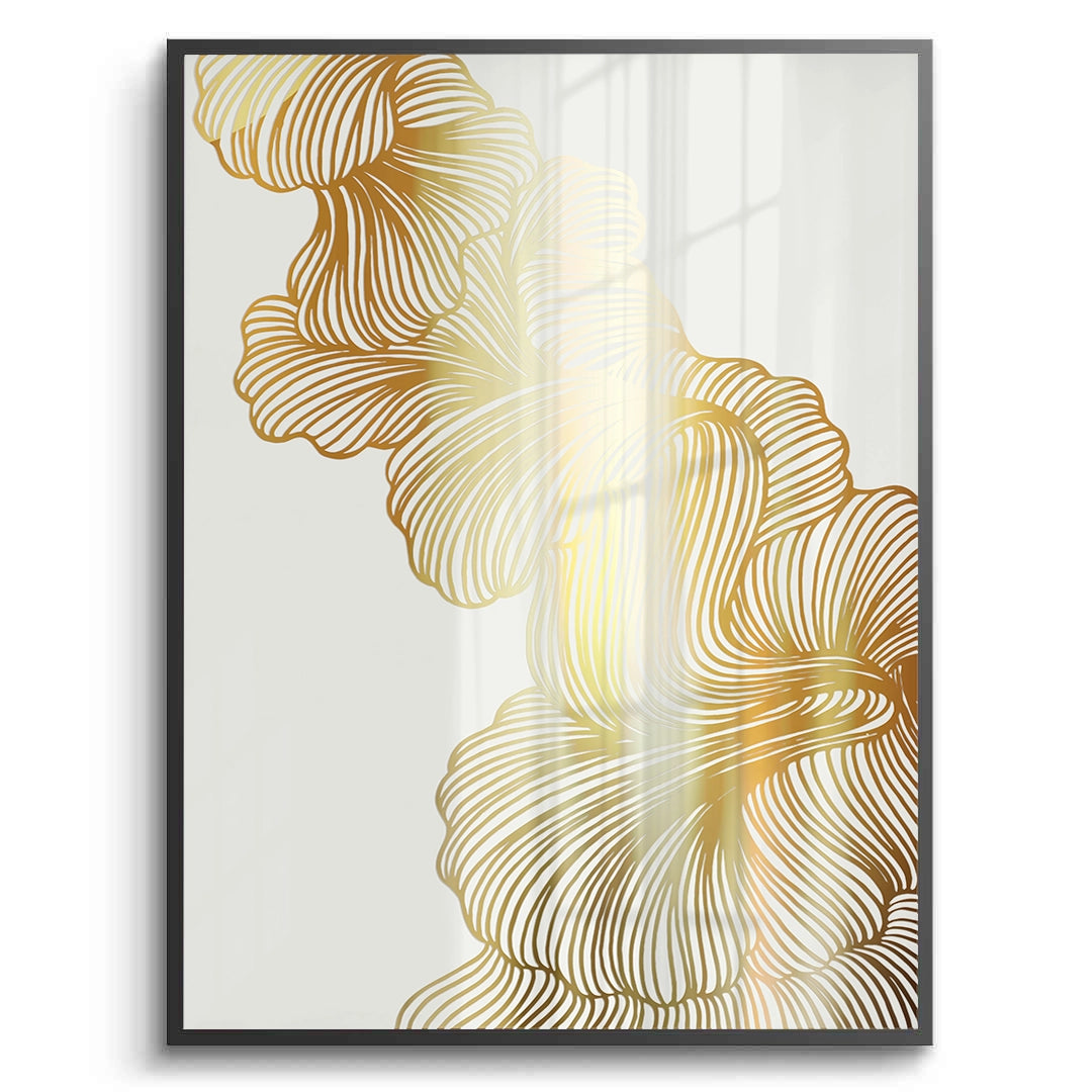 2Gold Ginkgo Leaf Set of 2 - Fine Art