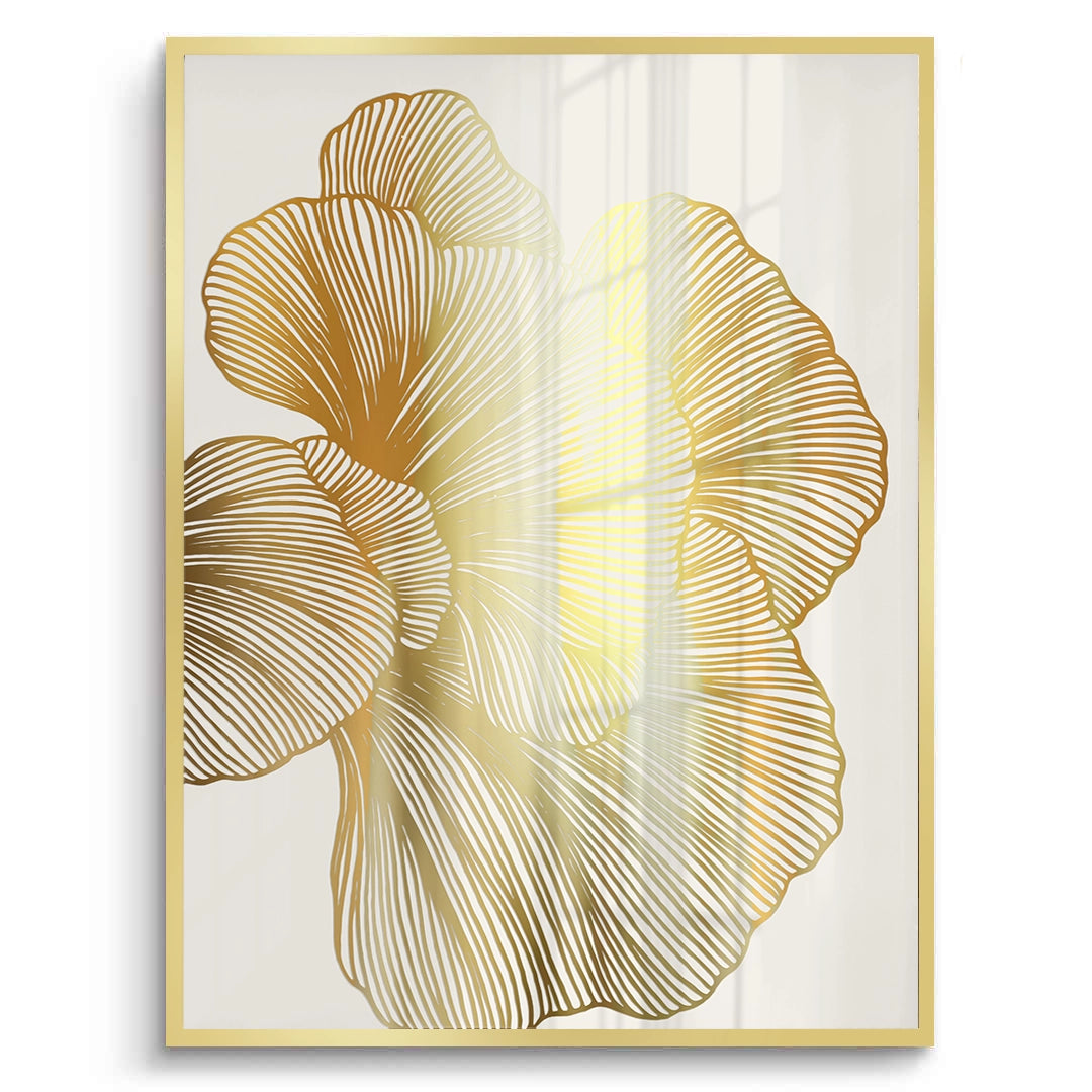 2Gold Ginkgo Leaf Set of 2 - Fine Art