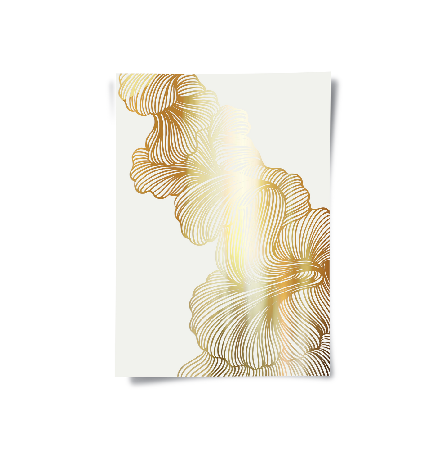2Gold Ginkgo Leaf Set of 2 - Poster