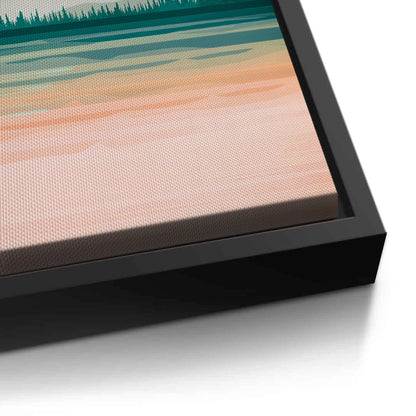 Gold Layer Mountain - Canvas