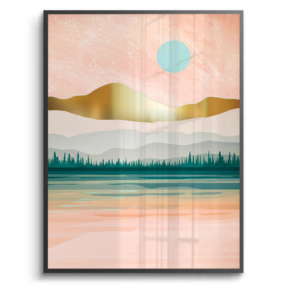 Gold Layer Mountain - Fine Art