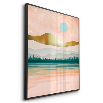 Gold Layer Mountain - Fine Art