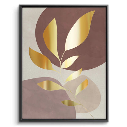 Gold Leaf Abstract - Canvas