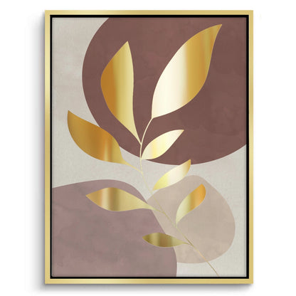 Gold Leaf Abstract - Canvas
