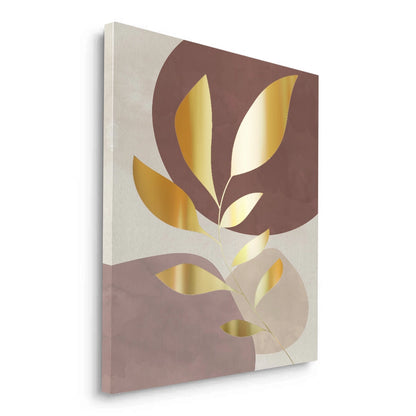 Gold Leaf Abstract - Canvas