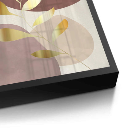 Gold Leaf Abstract - Fine Art