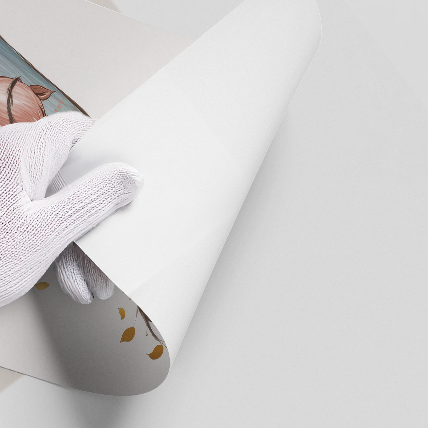 2Gold Leaf Teepee Squirrel - Poster