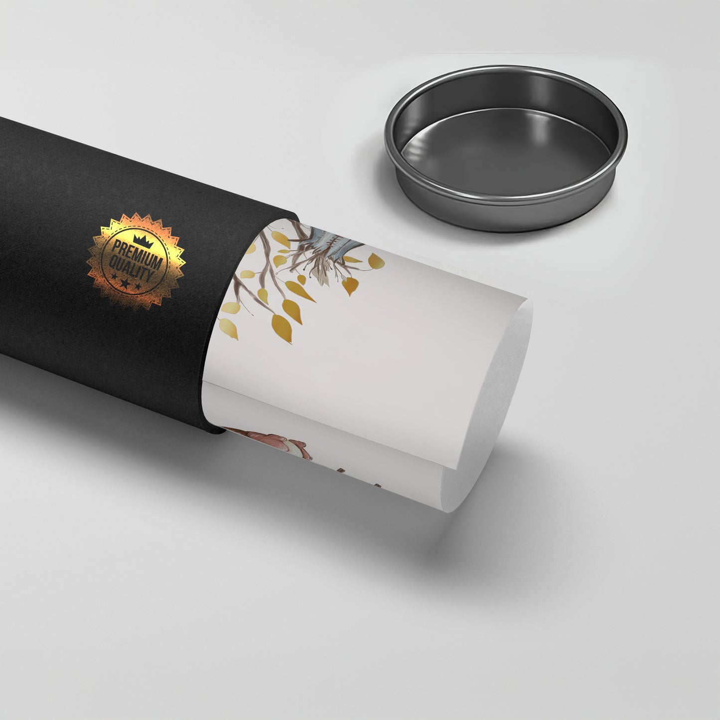 2Gold Leaf Teepee Squirrel - Poster