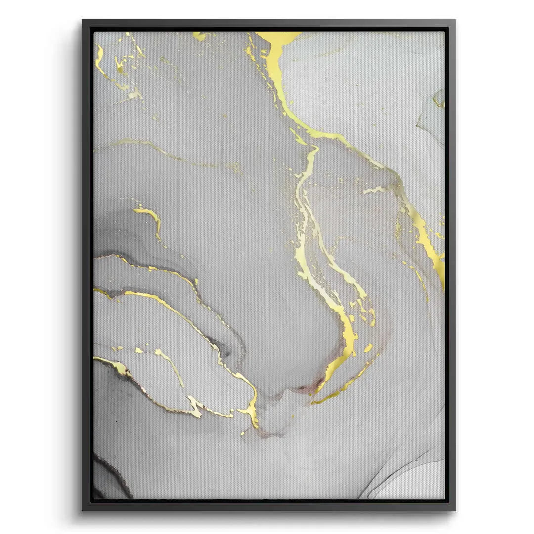 2Gold Marble Set of 2 - Canvas