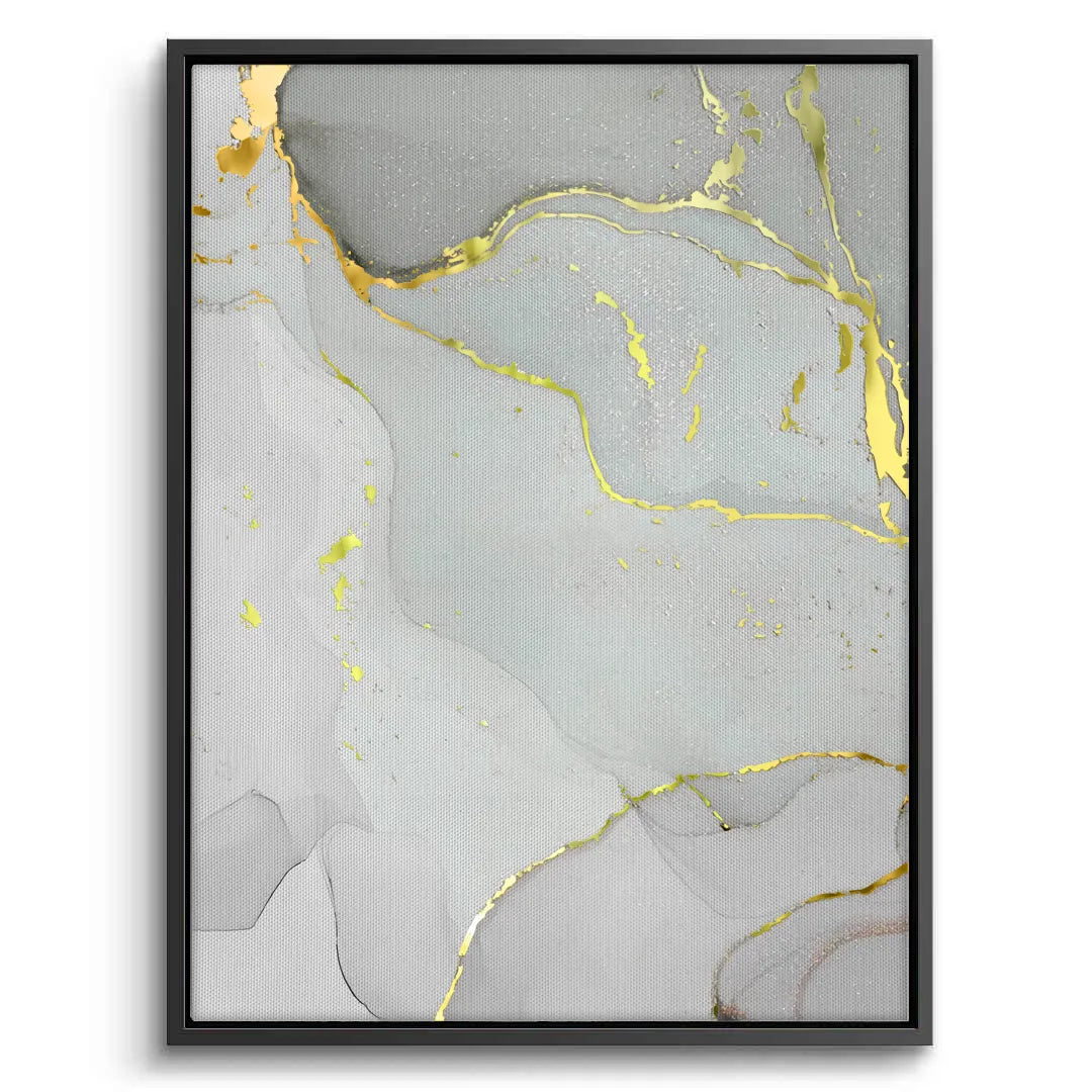 2Gold Marble Set of 2 - Canvas