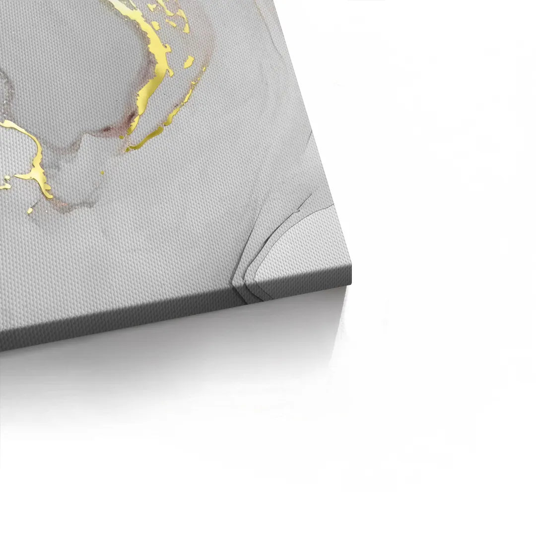 Gold Marble Set of 2 - Canvas - Jasmineart.ae