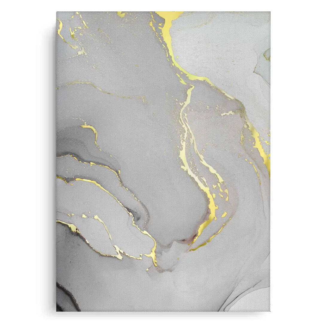 2Gold Marble Set of 2 - Canvas