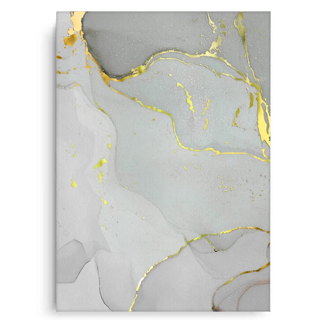 2Gold Marble Set of 2 - Canvas