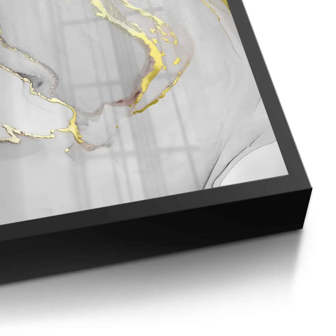2Gold Marble Set of 2- Fine Art