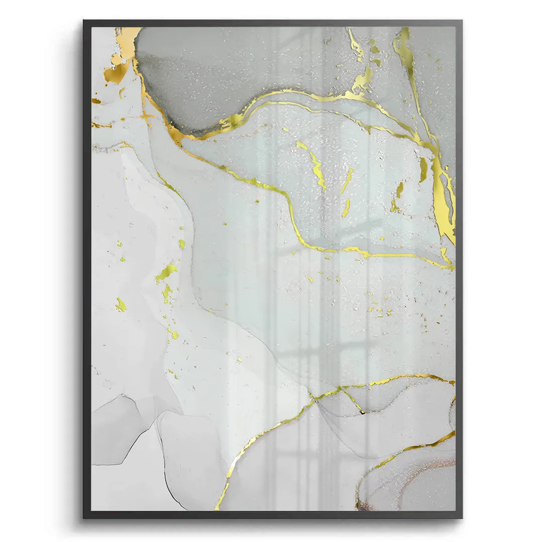 2Gold Marble Set of 2- Fine Art