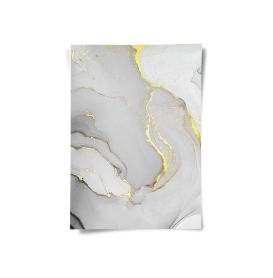 Gold Marble Set of 2 - Poster