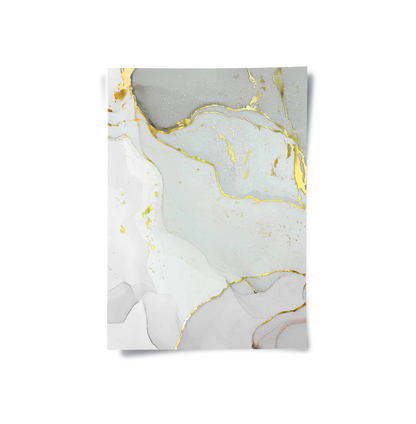 Gold Marble Set of 2 - Poster