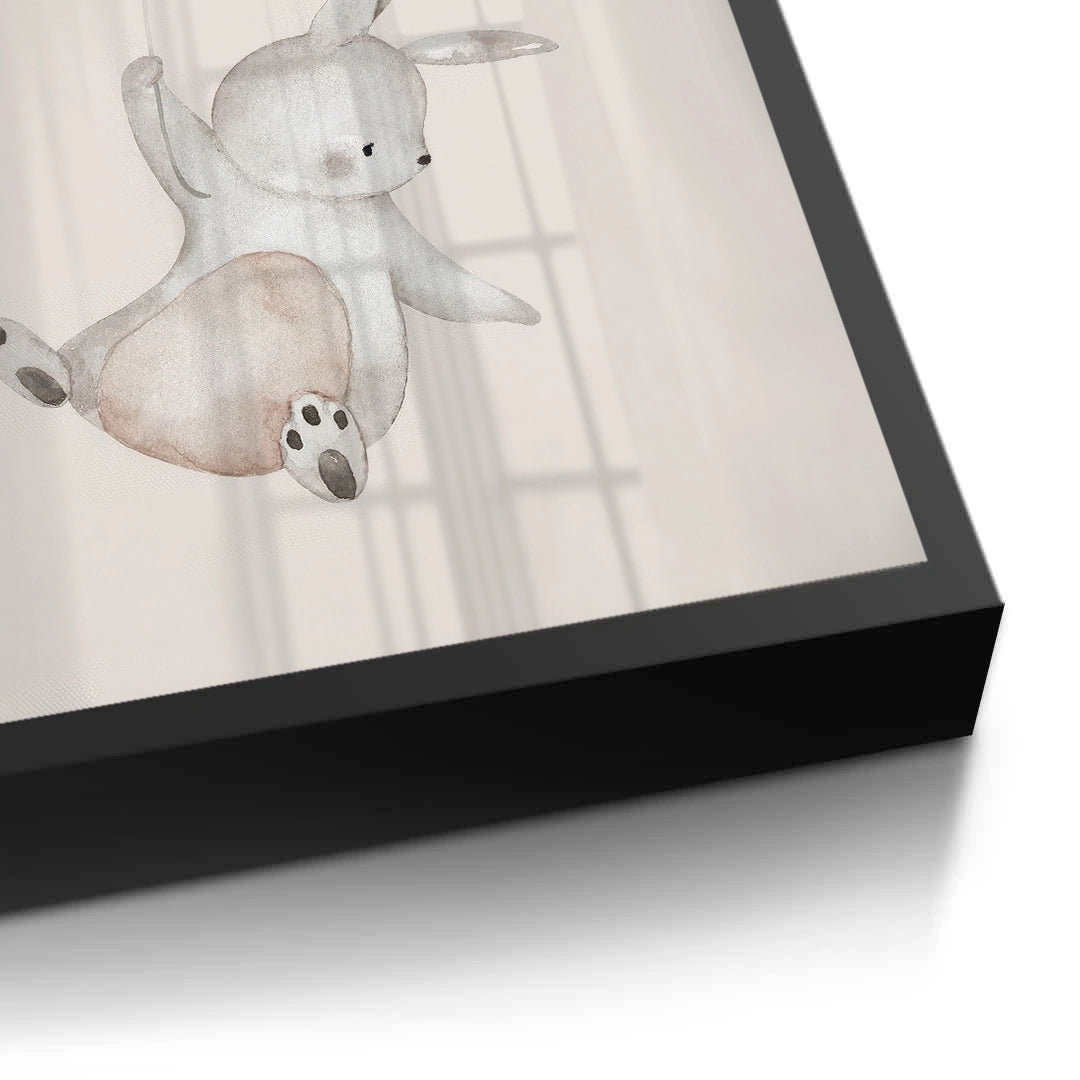 2Gold Moon Bunny - Fine Art