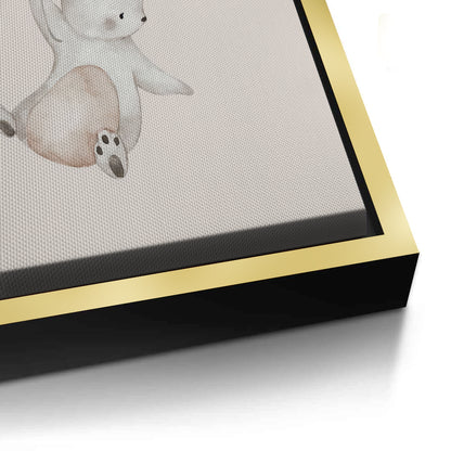 Gold Moon Bunny - Canvas