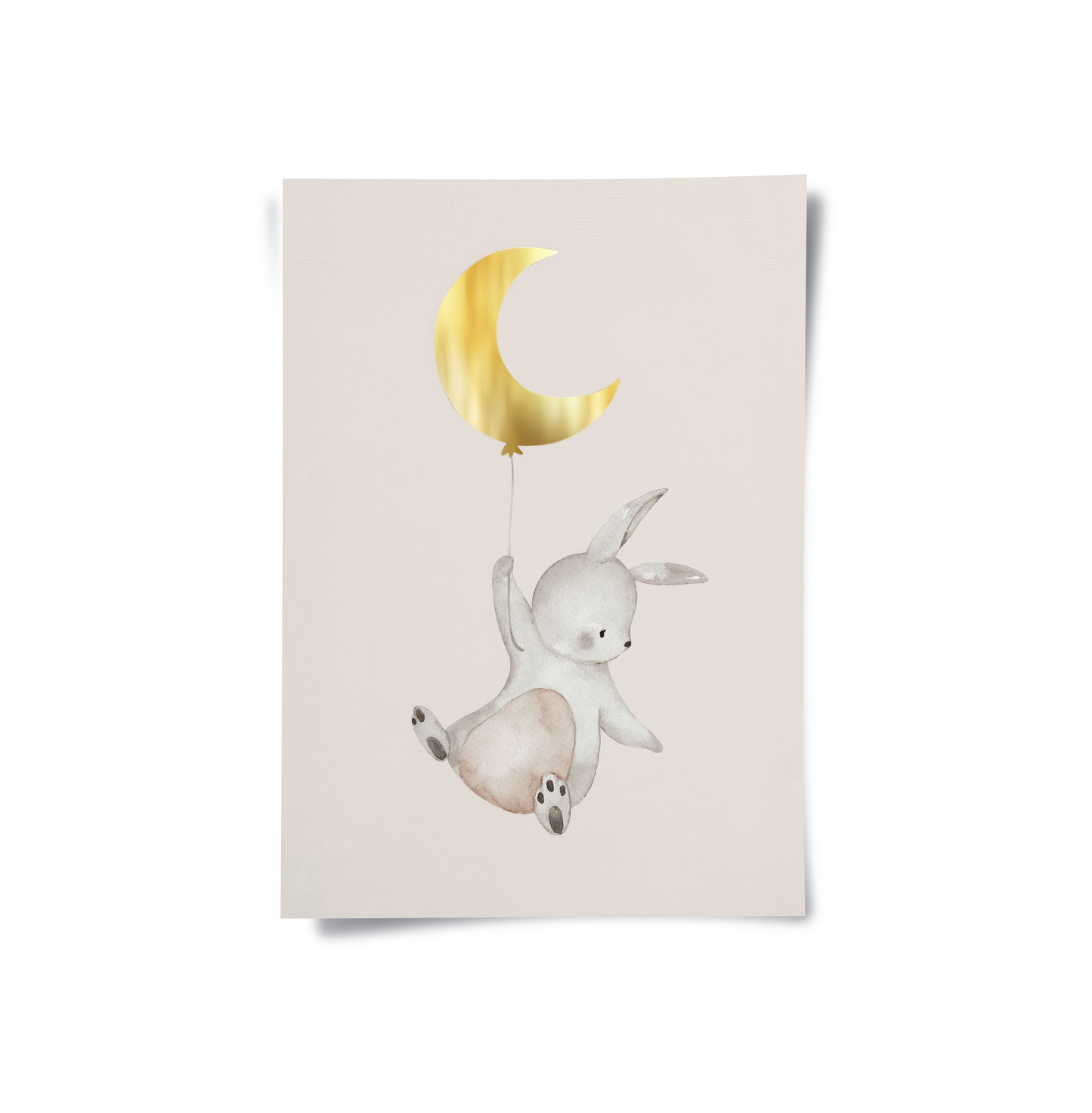 2Gold Moon Bunny- Poster