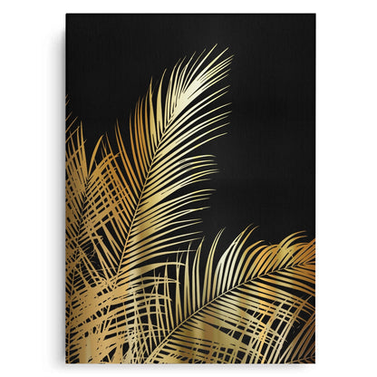 Gold Palm Leaf - Canvas