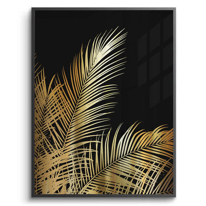 Gold Palm Leaf - Fine Art